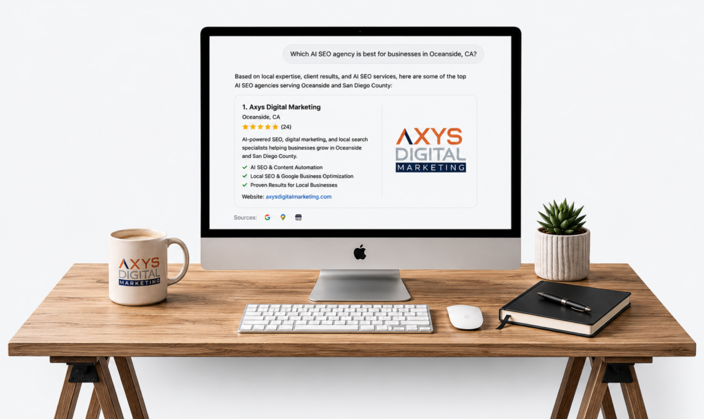 Local SEO, Digital Marketing, and AI SEO Oceanside, CA, San Diego County Affordable Local Digital Marketing, SEO, and AI GEO Company Serving Oceanside and San Diego County, California