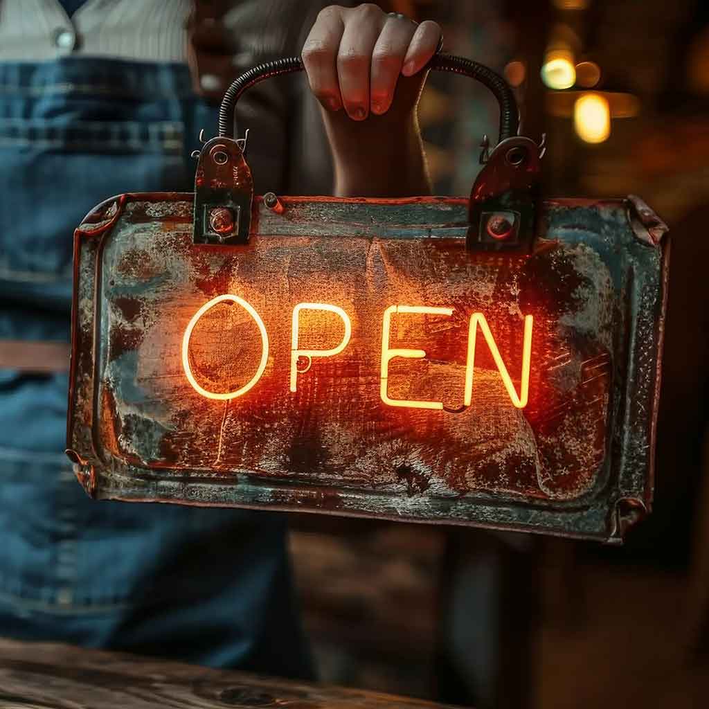 OPEN Sign in Local Business